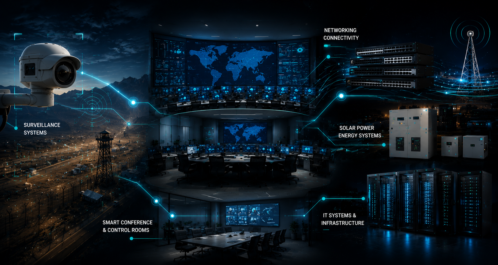 DBS Technology Services — surveillance, control rooms, networking, solar and IT systems